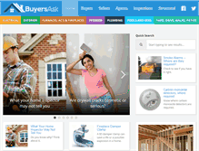 Tablet Screenshot of buyersask.com